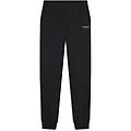 pantaloni regular fit in french terry con polsini in costina