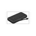 power bank cavo integrato usb-c 30w 20000 mah nero