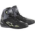 scarpa moto sportiva faster 3 drystar nero giall taglia 8