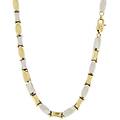 collana uomo oro giallo bianco gl101293