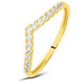 anello fantasia claire oro giallo cubic zirconia collezione claire misura 52 oro giallo