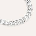 bracciale catena gentleman argento rodiato collezione gentleman bianco