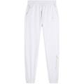 pantaloni con elastico sul fondo e dettagli floreali