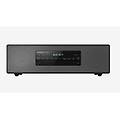 stereo in legno dab+ 40 w mini impianto audio domestico nero (sc-dm502e-k)