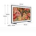 tv qled 4k 55 qe55ls03dauxzt smart tv wi-fi black 2024 matte display processore quantum 4k modern