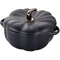 ceramique cocotte zucca 15 cm nera