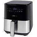 - fr 3782 h singolo 5 l indipendente 1450 w friggitrice ad aria calda nero acciaio inossidabile