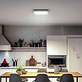 pannello led white ambiance aurelle 30x30 cm bianco