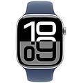 - watch series 10 oled 46 mm digitale 416 x 496 pixel touch screen 4g argento wi-fi gps