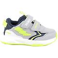 sneakers da bambino grigio con strap taglia 20
