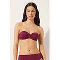 fascia costume classy piquet donna bordeaux 3