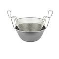 padella cuocifritto in ferro spazzolato con cestello diam. 26cm