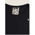 t-shirt maniche a kimono con stampa fantasia sul retro black zebra animalier donna large