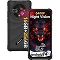 smartphone robusto armor x31 pro 5g 8 gb 256 gb fotocamera sony 64 mp visione notturna nero
