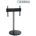 b-tech btf801 55' fixed flat panel floor stand nero