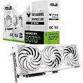 scheda grafica tuf rtx 5070 ti 16gb gddr7 overclocked illuminazione multi white