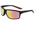 occhiali da sole uomo nero/rosso