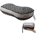 cuscino lisle da viaggio per il collo in memory foam di bambù 44x20