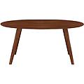 tavolo da pranzo design scandinavo ovale noce l160 marik