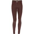 pantaloni push up wr. up skinny cotone organico vita regular french roast donna extra large