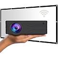 la vague lv-hd240 proiettore led hd wifi + schermo 2 21x1 25m