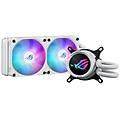 rog strix lc iii 240 argb white edition processore kit di raffreddamento a liquido 12 cm bianco