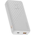 - powerbank 20 000mah usb-a/usb-c modello go2 fastcharge 15w compatto bianco