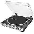 audio-technica at-lp60xusb giradischi con trasmissione a cinghia grigio metallico
