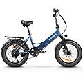 bicicletta elettrica pieghevole fatbike lotdm200 ii 625wh-48v-13ah ruote 20x4