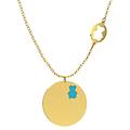 collana bimbi pendente orsetto azzurro ngld0029