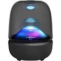 harman-kardon altoparlante bluetooth design a 3 vie auracast luce ambientale colorata nero