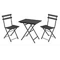 arredo giardino set 1 tavolo + 2 sedie arc en ciel 3513