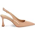 décolleté slingback donna nude tacco 7 5 cm