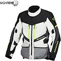 giacca moto moto domane light grigio grigio fluo giall taglia xl