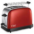 - tostapane 23330-56 a 2 fette colore rosso / acciaio inox