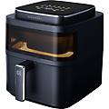 friggitrice ad aria black light fryer 6l 1400w 12 programmi display digitale