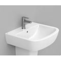 gemma2 lavabo sospeso 60x50 bianco lucido monoforo codice prod d521201