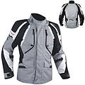 a-pro giacca offroad enduro moto turismo impermeabile tessuto protezioni nero xl