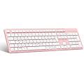 tastiera wireless wireless keyboard full size italiano qwerty layout ergonomico usb 2. 4ghz con