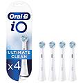 oral b testine di ricambio io ultimate clean bianche 4 pezzi