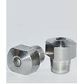 ramponi ovali 15mm con piani per chiave con punta widia senza filetto 8