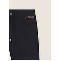 pantaloni sportivi da donna con tasche interne e strass nero donna xxs