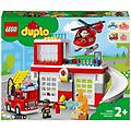 - gioco per bambini duplo caserma dei pompieri ed elicottero