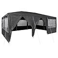 - tenda da festa con 10 pareti laterali antracite 6x4 m pe