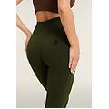 leggings seamless 7/8 a vita altissima con cuciture shaping cypress donna medium/large
