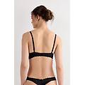 reggiseno balconcino sofia in pizzo donna nero taglia 2b