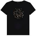 FREDDY t-shirt con strass ''you glow today''