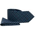 cravatta in seta blu