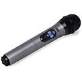 em 401 microfono per palco wireless uhf unidirezionale nero e grigio