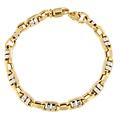 bracciale uomo oro bianco giallo gl101850